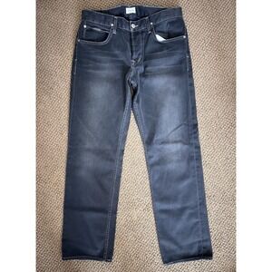 Hudson Jeans Men's Straight Leg COA Gray Buttoned Fly Style Size 36